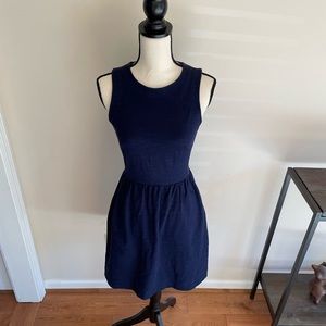 Madewell  navy blue dress.